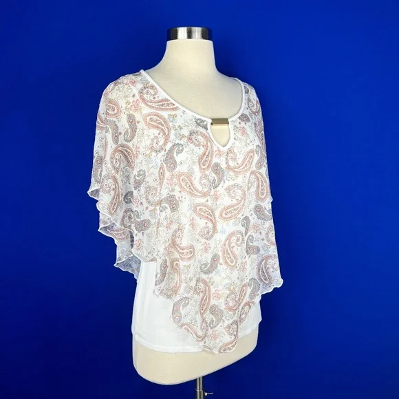 🏷️•|•NAIF•| Pretty Paisley Summer Top - Picture 3 of 12